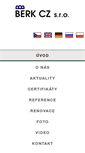 Mobile Screenshot of berk.cz